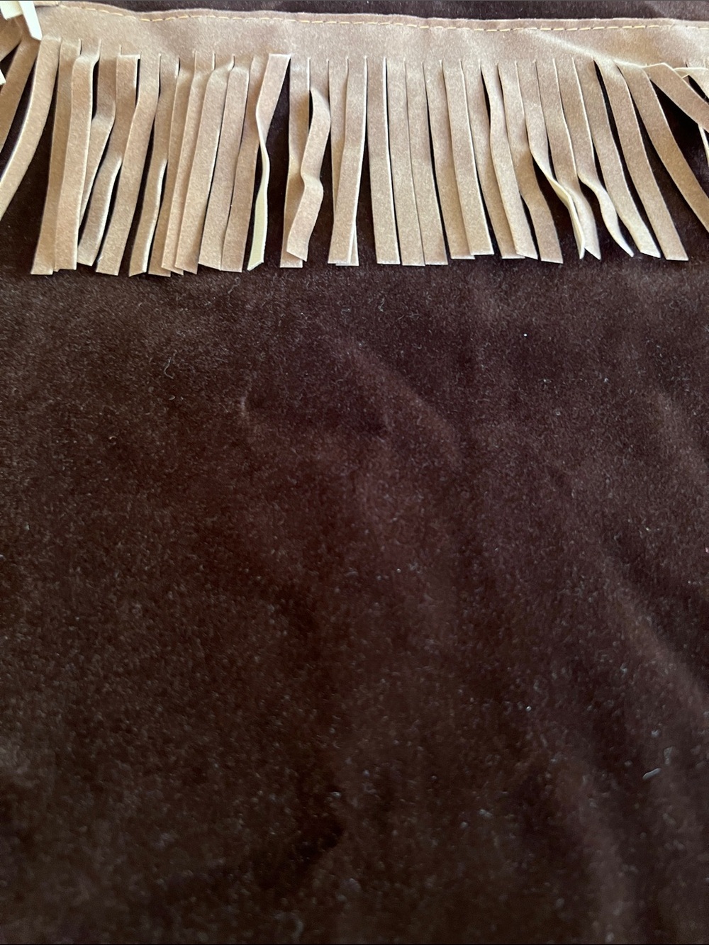 Kids Brown Fringe Western Style Shirt Unbranded - Picture 8 of 8